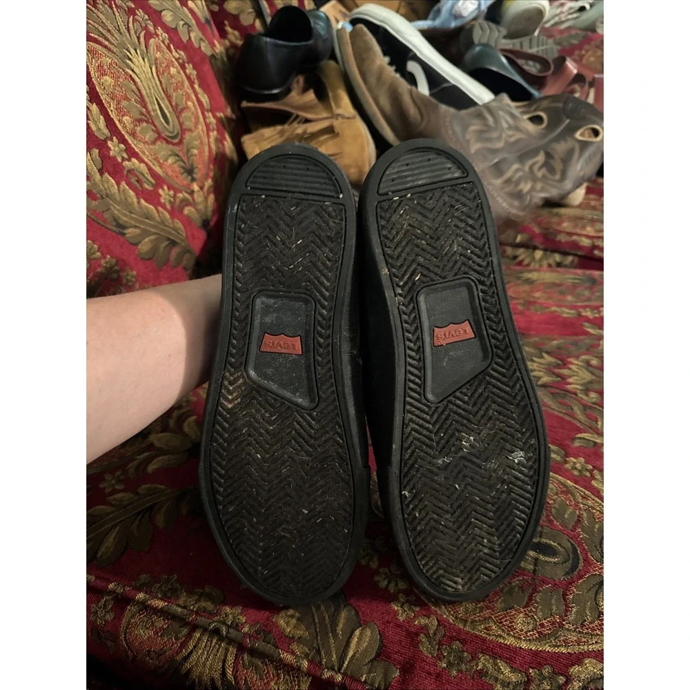 Levi's Lance Slip On Black Monochrome Men Size US 8.5